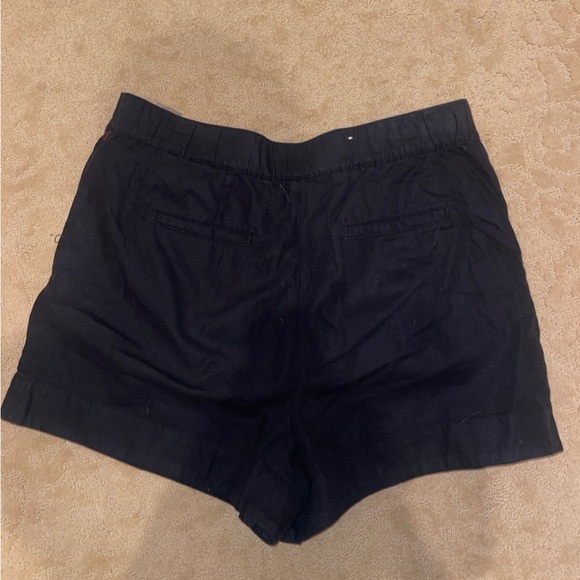 Joie black linen blend chino high waisted shorts - Picture 4 of 4
